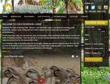 Tablet Screenshot of cocoriversidelodge.com